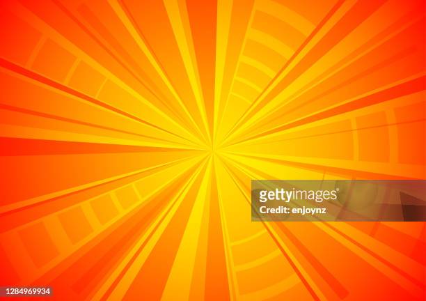 bright yellow and red comic star burst background - zoom bombing stock illustrations