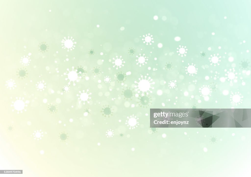 Fond de cellules virales Covide-19