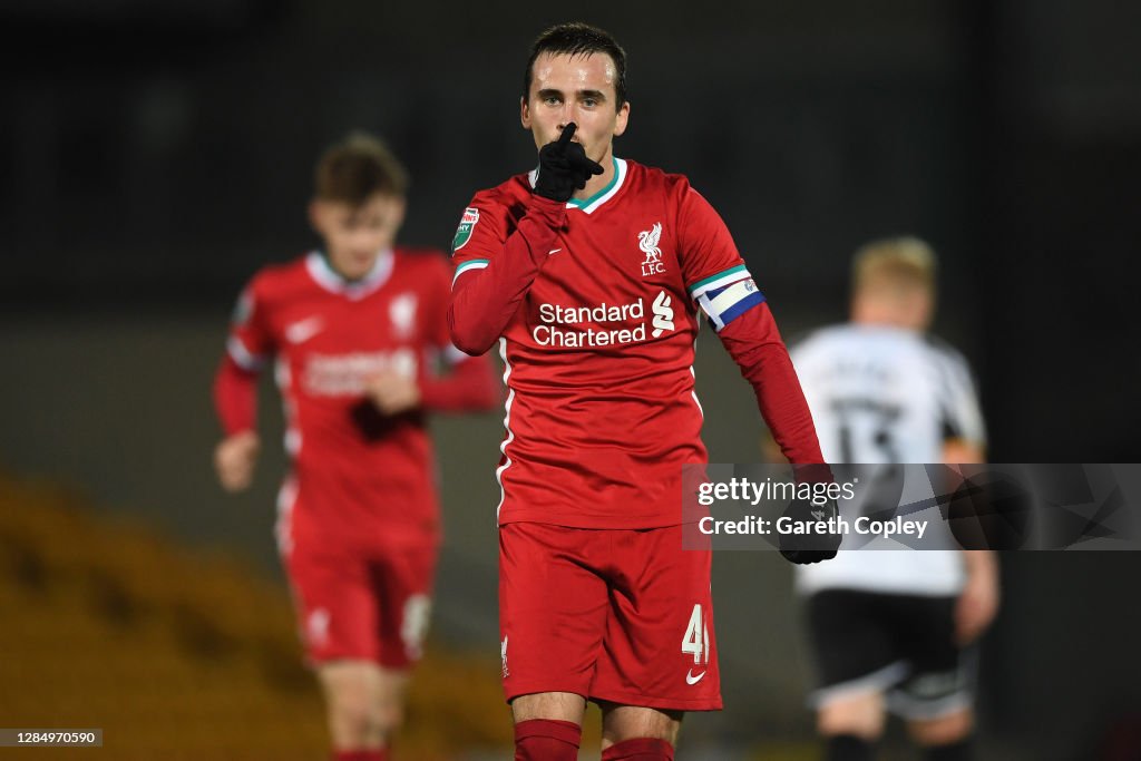 Port Vale v Liverpool U21 - EFL Trophy