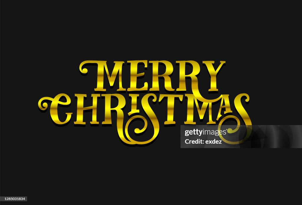 Weihnachts-Design golden