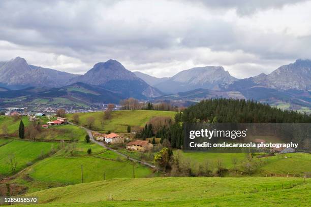 iurreta town in vizcaya - spanish basque country 個照片及圖片檔