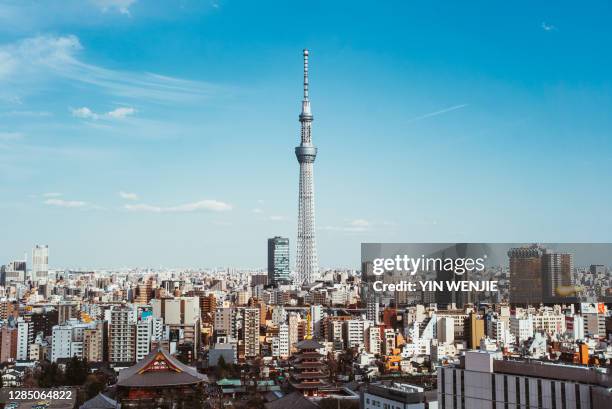 tokyo sky tree - tokyo skytree - fotografias e filmes do acervo