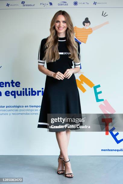 Actress Vanesa Romero presents 'Sonae Sierra' campaign to mentally deal with Covid-19 on November 11, 2020 in Madrid, Spain.