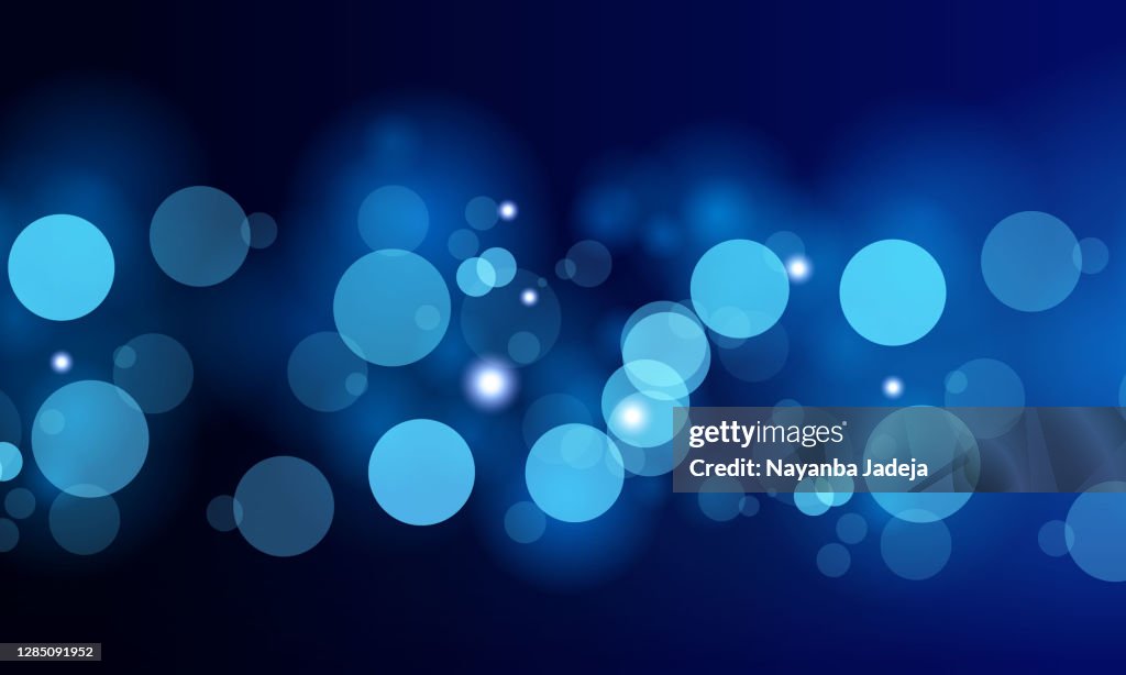 Bright multicolored high key bokeh dot background illustration