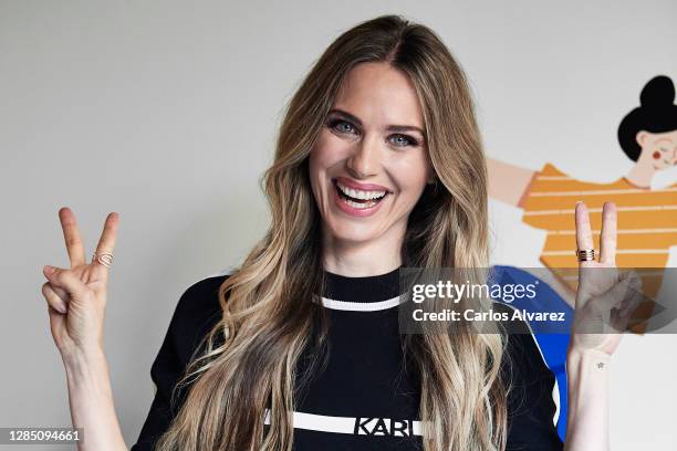 Actress Vanesa Romero presents 'Sonae Sierra' campaign to mentally deal with Covid-19 at Havas Village on November 11, 2020 in Madrid, Spain.