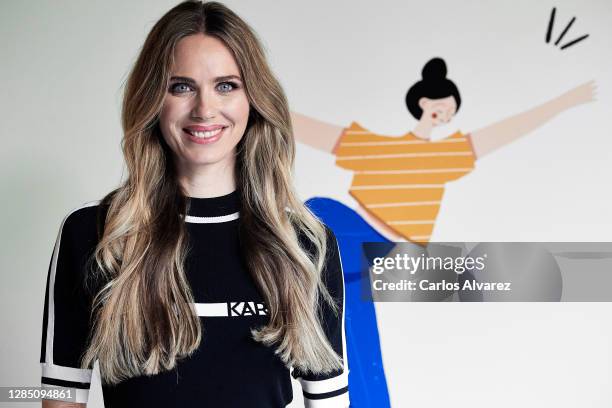 Actress Vanesa Romero presents 'Sonae Sierra' campaign to mentally deal with Covid-19 at Havas Village on November 11, 2020 in Madrid, Spain.