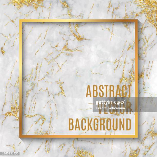 white marble texture with gold veins vector background, useful to create surface effect for your design products such as background of greeting cards, architectural and decorative patterns. trendy template inspiration for your design. - white gold marble background stock illustrations