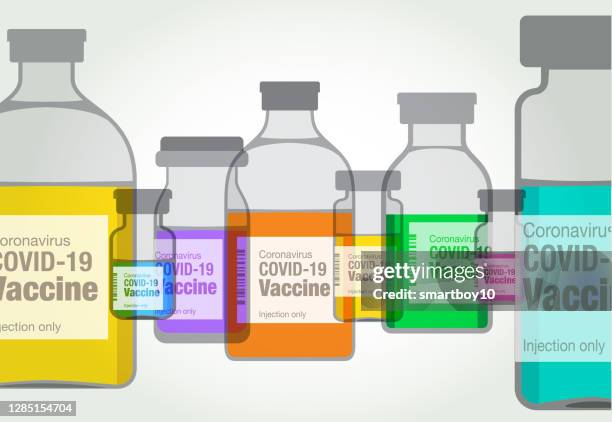covid-19 vaccine - beaker isolated stock illustrations
