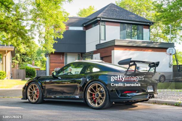 porsche 911 gt3 rs - porsche carrera stock pictures, royalty-free photos & images