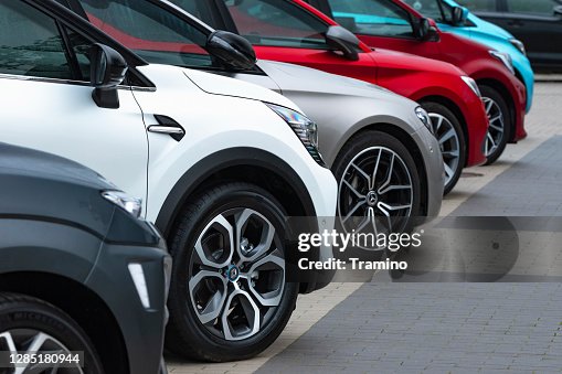 Cars on a parking Cars on a parking