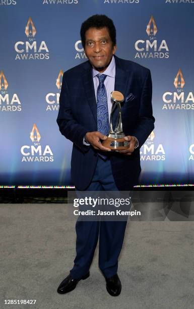 Charley Pride attends the 54th annual CMA Awards at the Music City Center on November 11, 2020 in Nashville, Tennessee.