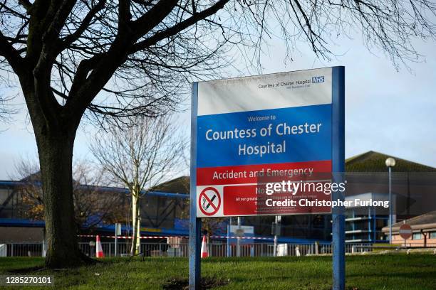General view of the Countess of Chester Hospital, where nurse Lucy Letby used to work on November 12, 2020 in Chester, England. Lucy Letby, formerly...
