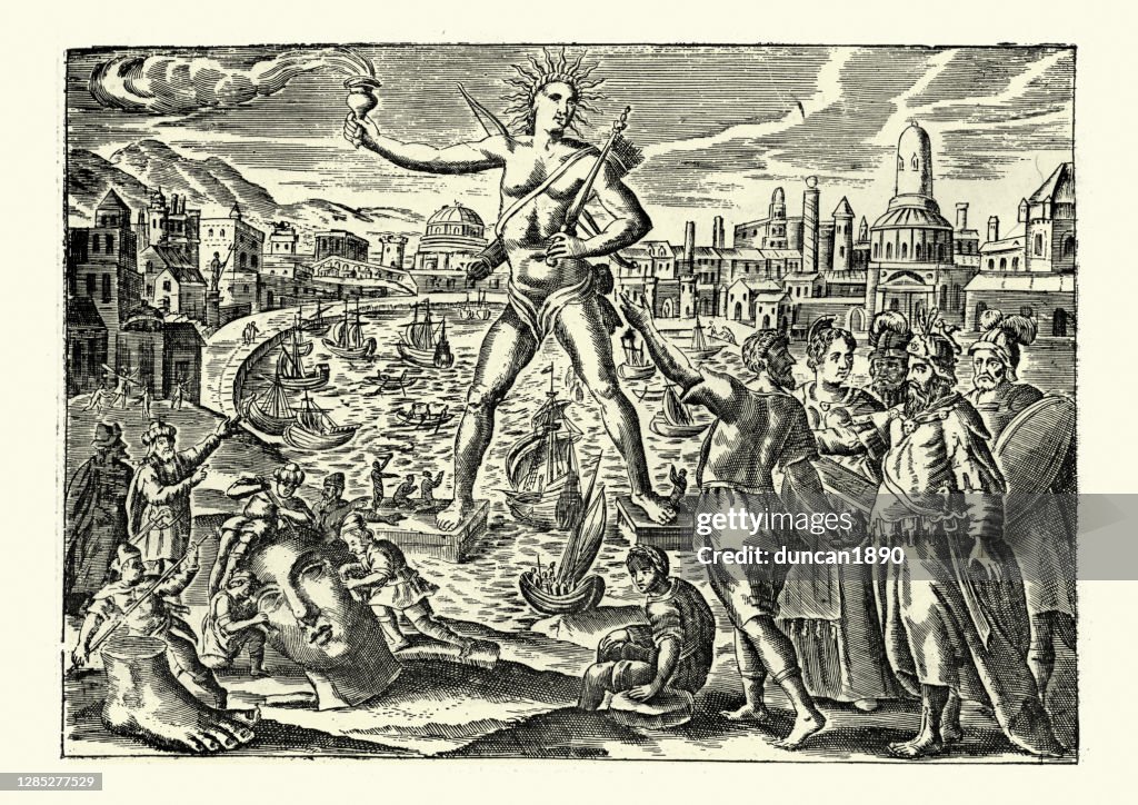 Koloss von Rhodos, Sieben Wunder der Antike