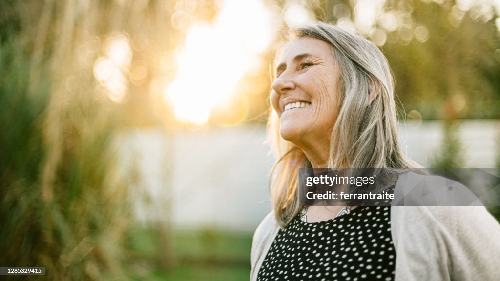 Senior woman portrait