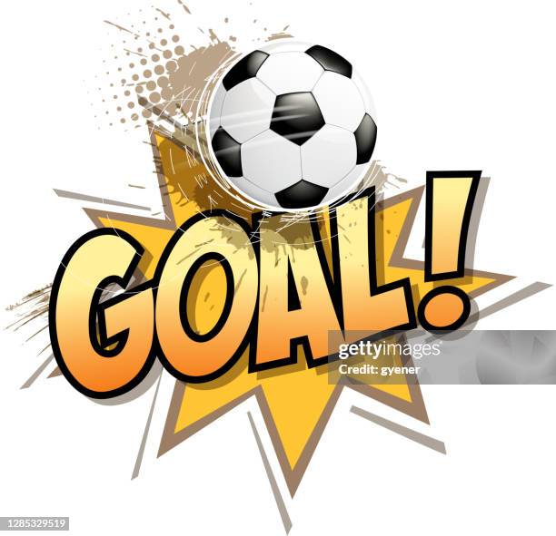 final goal sign - football goal stock illustrations