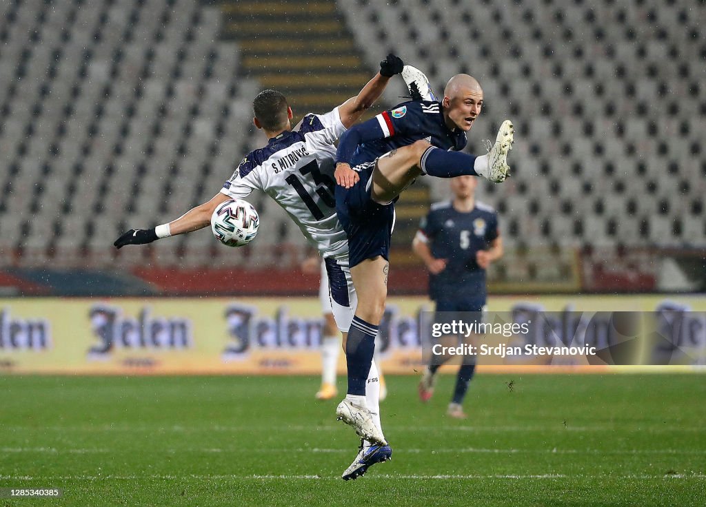 Serbia v Scotland - UEFA EURO 2020 Play-Off Finals