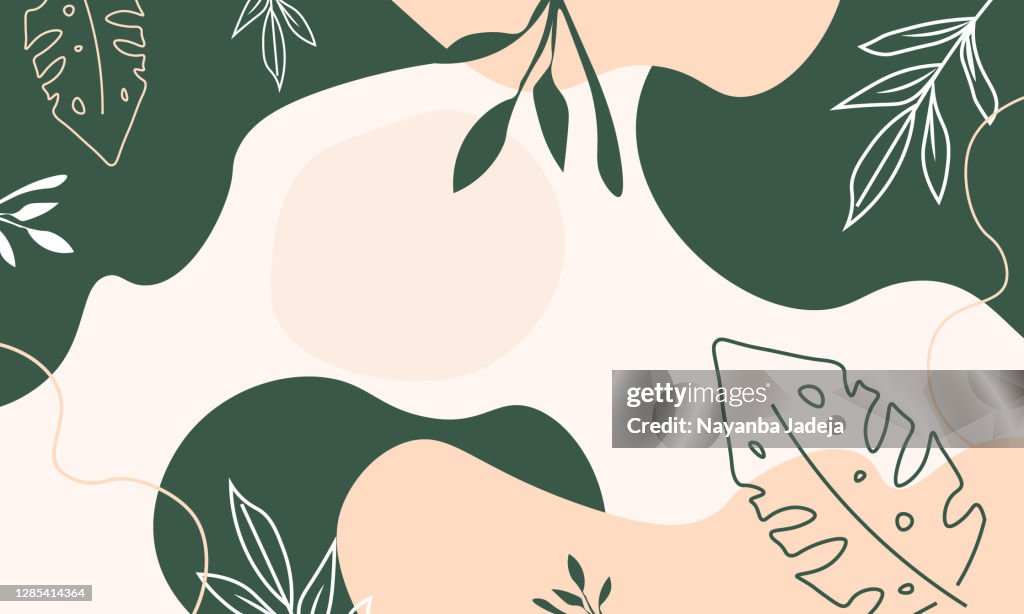 Illustration artistique de fond peint