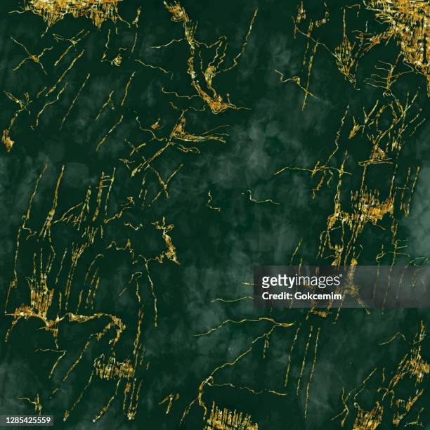 emerald green marble texture with gold veins vector background, useful to create surface effect for your design products such as background of greeting cards, architectural and decorative patterns. trendy template inspiration for your design. - luxury stock illustrations