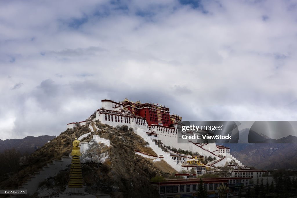 The potala palace in Lhasa in Tibet