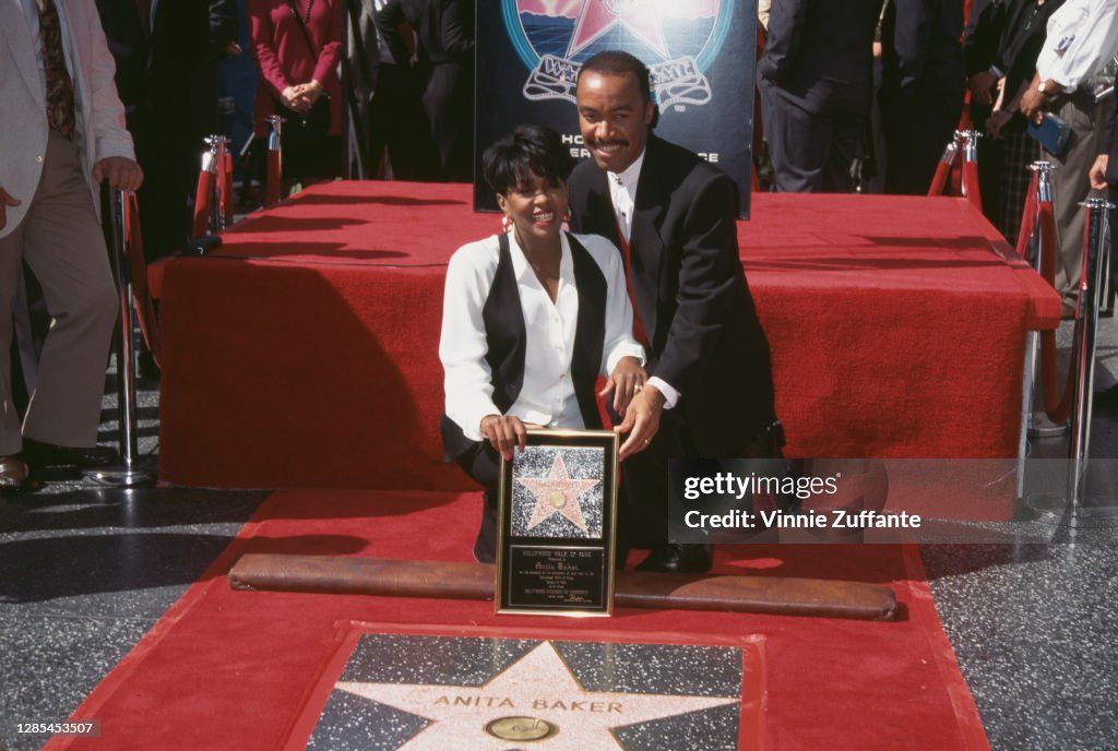 Anita Baker's Hollywood Walk Of Fame Ceremony