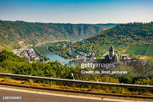 Cochem no rio Mosel na Alemanha Cochem no rio Mosel na Alemanha