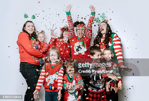 Jabeth Wilson Descubrimiento Duque 112 fotos e imágenes de Ugly Sweater Family - Getty Images
