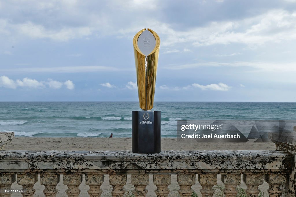 The College Football Playoff National Championship Trophy Tours South Florida