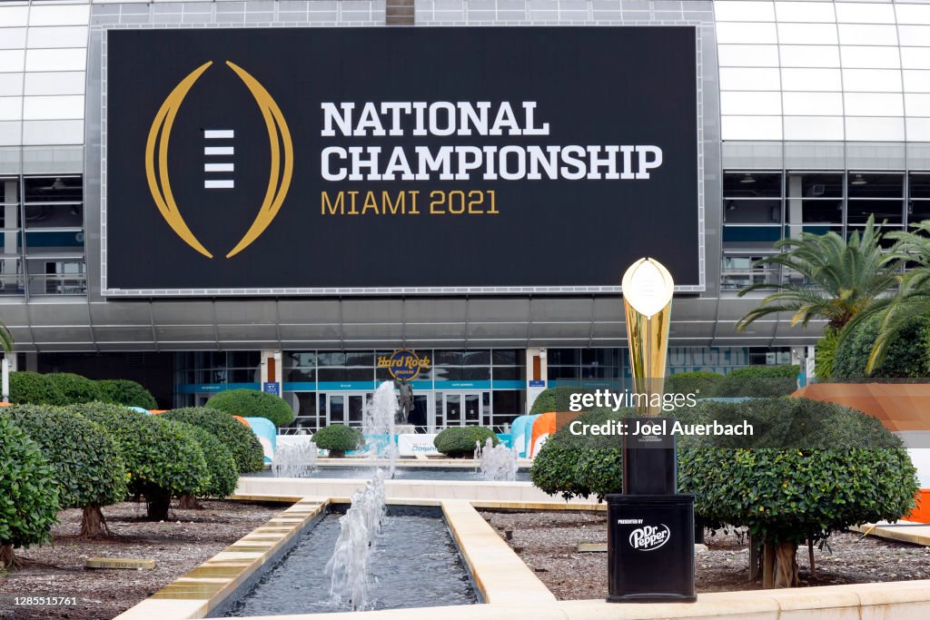 The College Football Playoff National Championship Trophy Tours South Florida