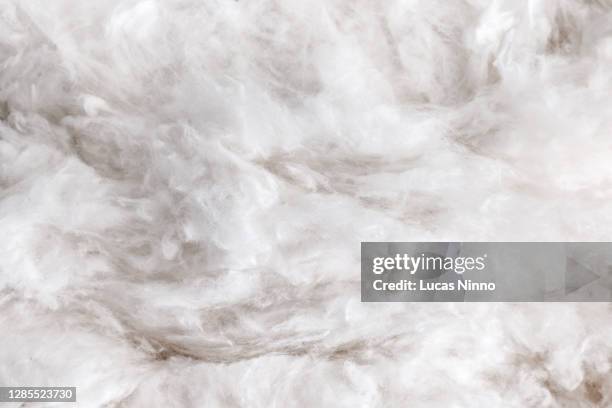 cotton fiber - full frame - fibre stockfoto's en -beelden