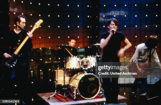 Nachtshow, Late-Night-Talkshow, Deutschland 1994 - 1995, Sendung vom 17. Januar 1995, Showact: Britpop Band "Suede".