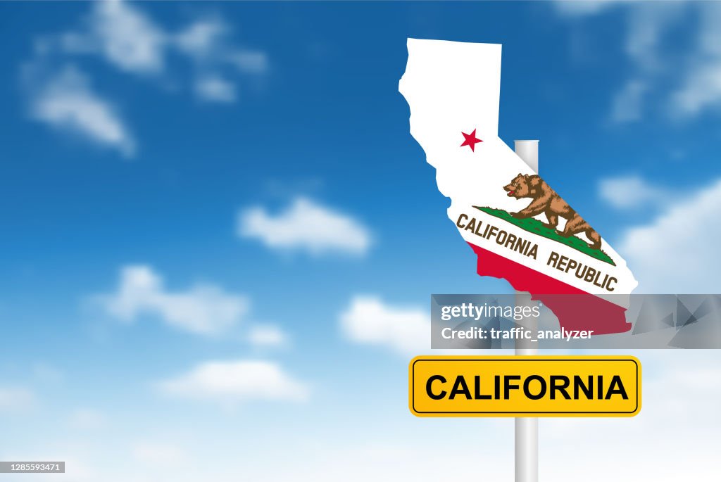 California road sign