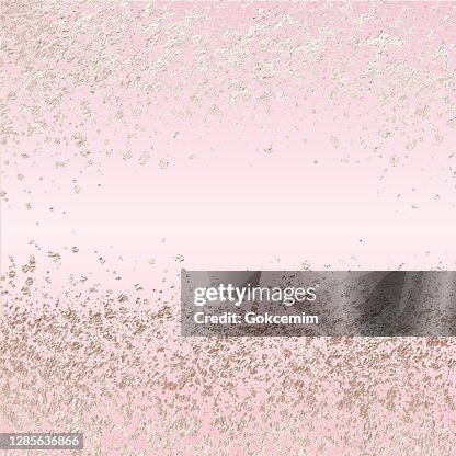 Rose gold Foil Confetti Pattern Vector Background. Geometric abstract vector pattern tile. Banner design, metallic golden texture for cards, party invitation, packaging, surface design. Rose gold Foil Confetti Pattern Vector Background. Geometric abstract vector pattern tile. Banner design, metallic golden texture for cards, party invitation, packaging, surface design.