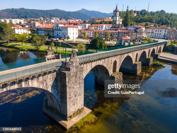 panoramic in ponte da barca, portugal - viana do castelo imagens e fotografias de stock