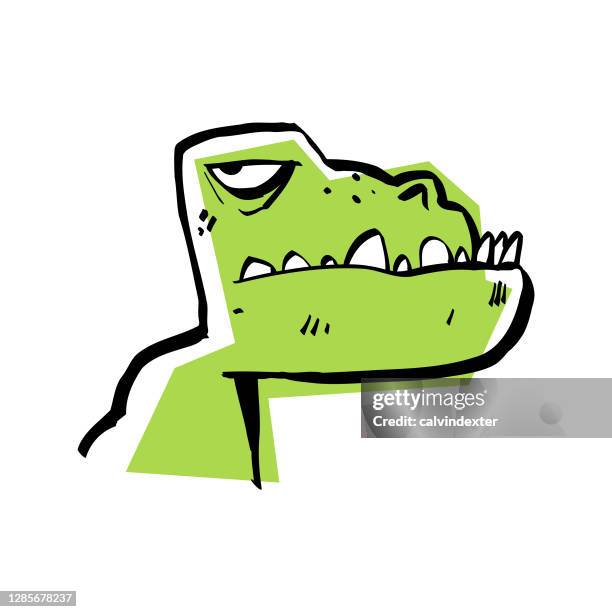 ilustrações de stock, clip art, desenhos animados e ícones de cute dinosaur illustration cartoon style - paleontologia