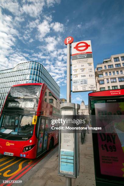 Bus Stop 1 Bus Stop Signage Photos and Premium High Res Pictures - Getty Images