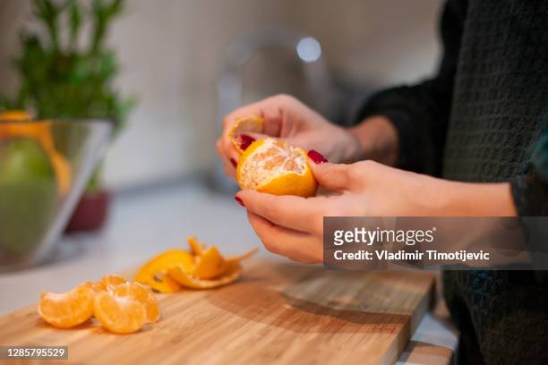 mandarin - tangerine stock pictures, royalty-free photos & images