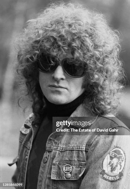 English rock singer songwriter, musician, and band leader Ian Hunter poses for a portrait on November, 1975 in New York City, New York. Ian Hunter's...
