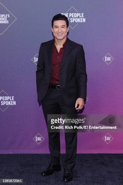 In this image released on November 15, Mario Lopez arrives at the 2020 E! People's Choice Awards held at the Barker Hangar in Santa Monica,...