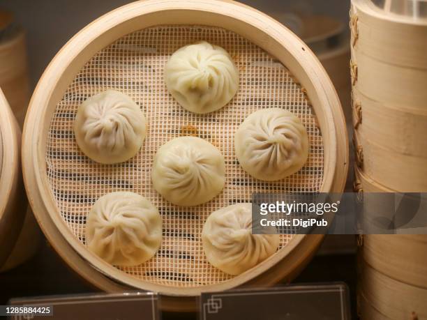 chinese stuffed bun - baozi, xiaolongbao - food model - bao bun stock pictures, royalty-free photos & images