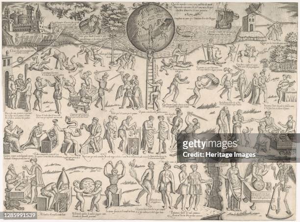 The Cage of Fools , 1557-63. Artist Sebastiano di Re.