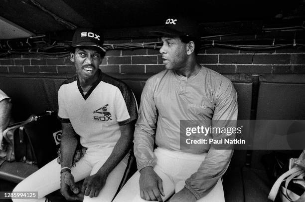 Orlando Cepeda, hitting coach of then Chicago White Sox at Comiskey Park in Chicago, Illinois, July 14, 1980.