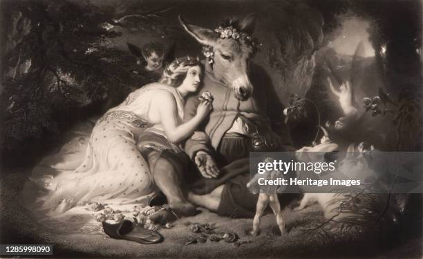 Midsummer Night's Dream , November , 1857. Artist Samuel Cousins.