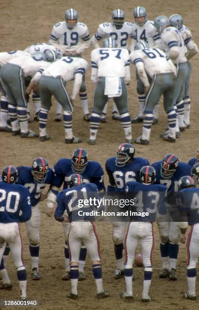The Dallas Cowboys beat the New York Giants 28-10 at Yankee Stadium in the Bronx, NY on December 15, 1968.