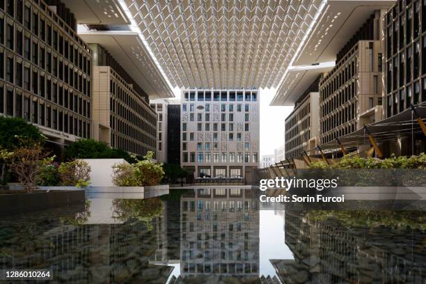 buildings in musherib neighbourhood in doha, qatar - ad dawhah stock-fotos und bilder