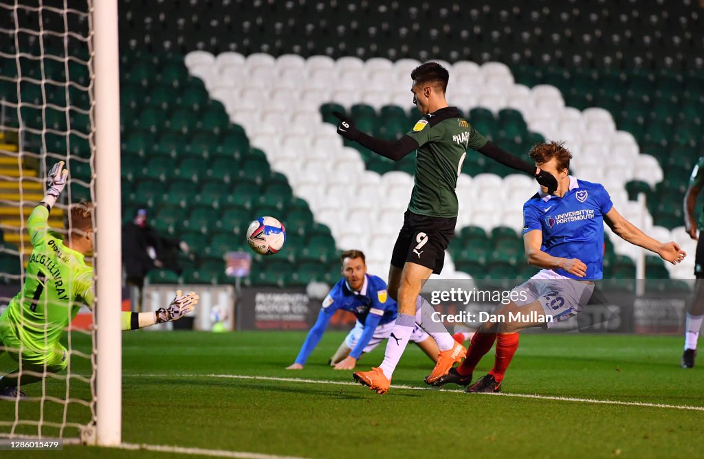 Plymouth Argyle v Portsmouth - Sky Bet League One