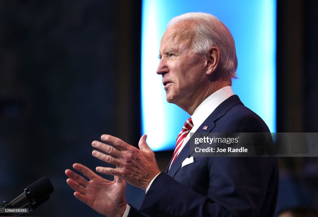 President-Elect Joe Biden Makes Address On Nation's Economy