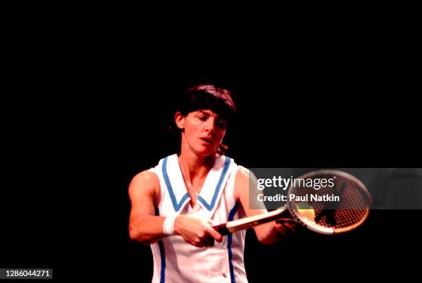 Australian tennis player Margaret Court at the Virginia Slims Tennis tournament at the International Ampitheater in Chicago, Illinois on February 11,...