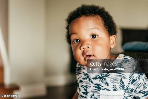 primer plano de lindo bebé - chubby boy fotografías e imágenes de stock