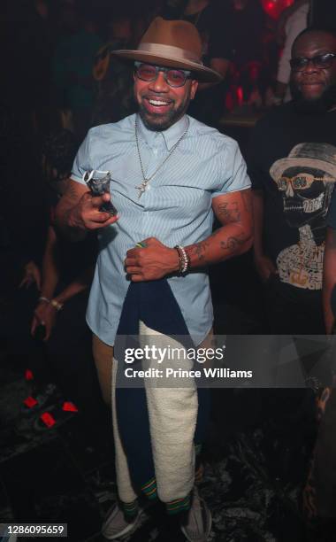 Columbus Short attends R&B Wednesdays at Medusa Lounge on November 11, 2020 in Atlanta, Georgia.