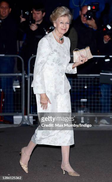 Princess Alexandra attends Baroness Margaret Thatcher's 80th birthday party at the Mandarin Oriental Hotel in Knightsbridge, London on October 13,...